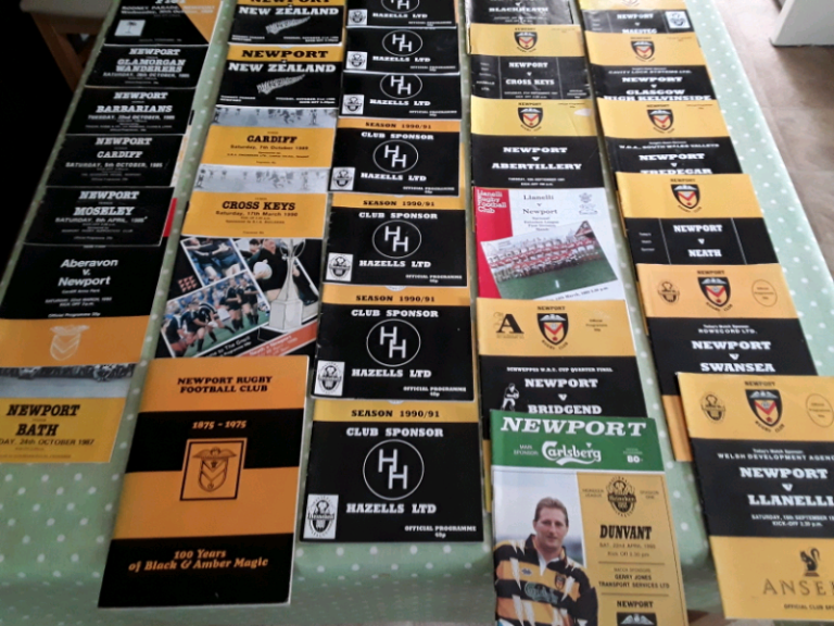 NEWPORT RFC PROGRAMMES 32 + 1