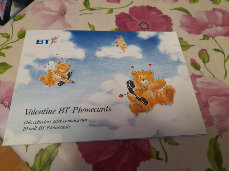 BT Valentine Phonecards 