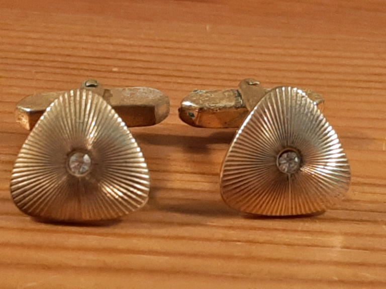 Gold Coloured Cuff Links