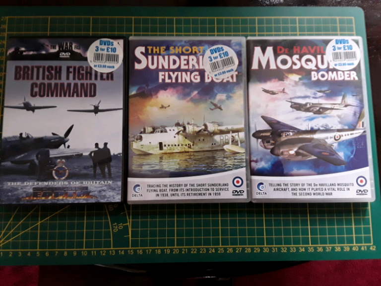 SET OF 3 AIRCRAFT DVD's