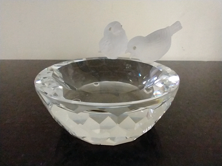 Swarovski crystal Bird Bath 