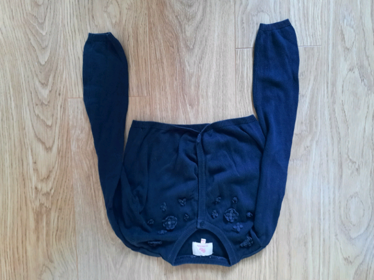Age 9-10 John Rocha bolero cardigan , navy