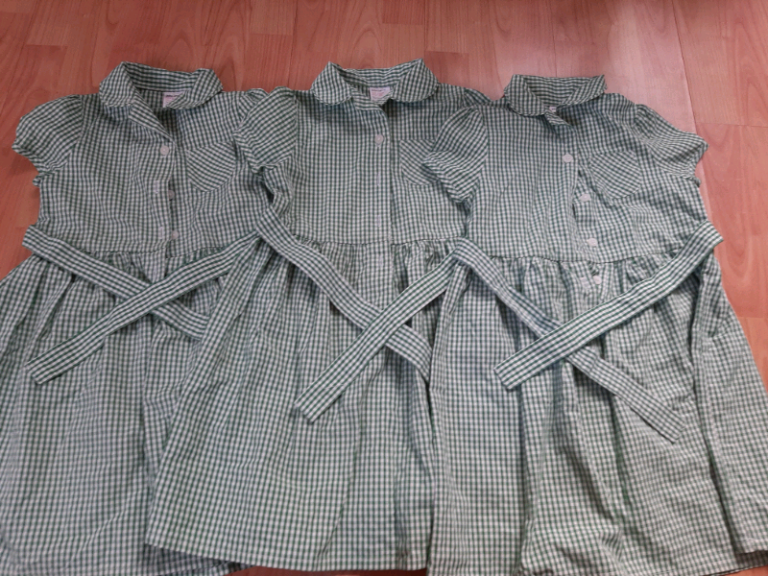 Girls summer dress school uniform (John Lewis Age 5) nearly new