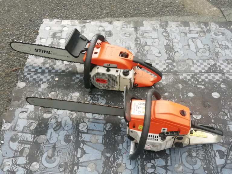 2 x chainsaws