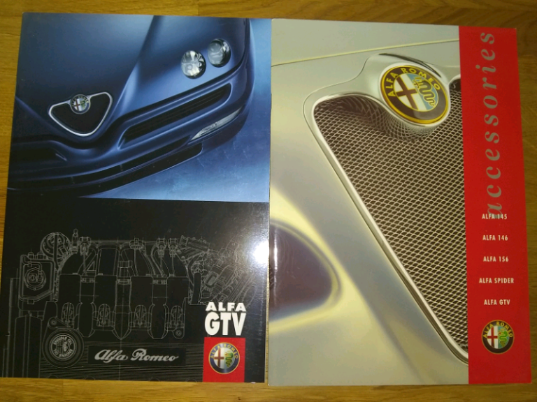Alfa GTV brochure 1998