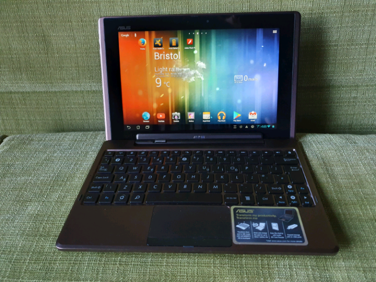 ASUS TRANSFORMER TABLET read description