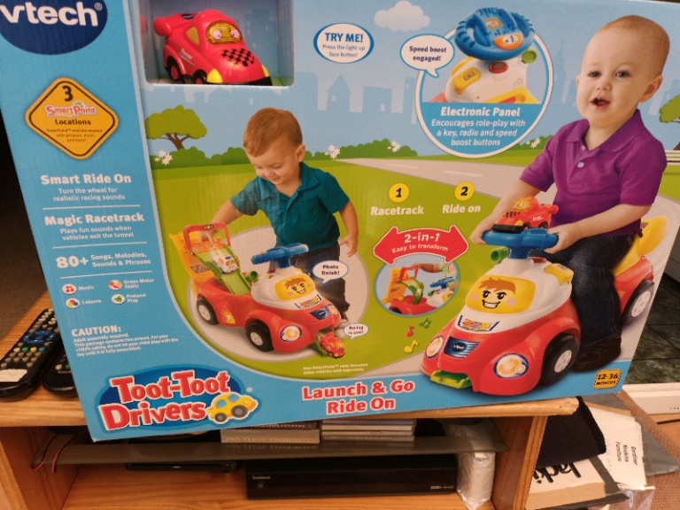 LAUNCH AND GO RIDE ON UNUSED AND BOXED