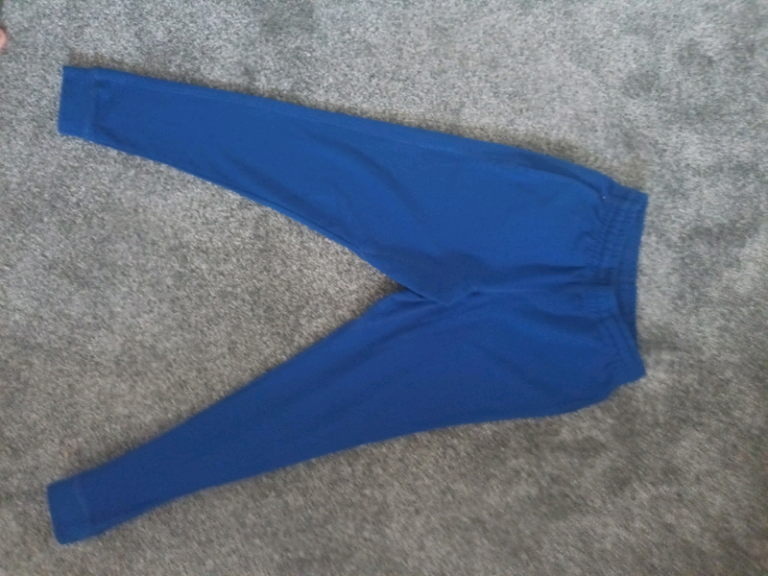 TRACKSUIT TROUSERS SIZE M BLUE 
