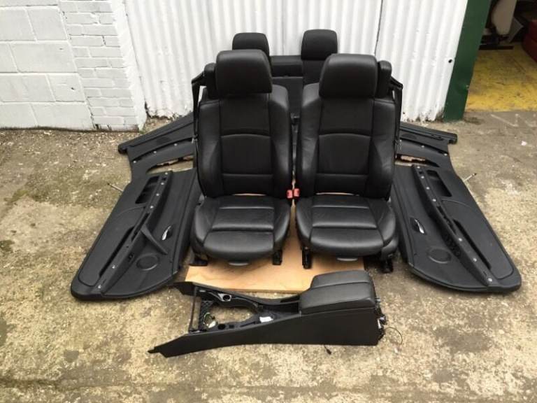 BMW E93 Sports Black Heated Leather Interior Complete