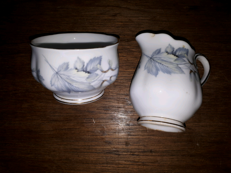 Royal Albert bone china creamer & sugar bowl