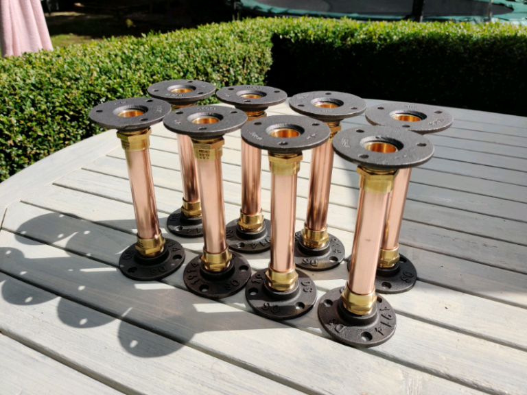 Industrial Designed Copper Pipe Stands (22mm Copper Pipe)