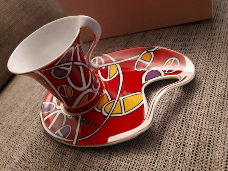 image for Cup & sandwich plate set, Leonardo Collection, new