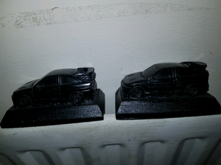 Model escort rs cosworth (crafted from real coal) £20 each or £35 for both models