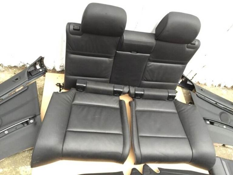 BMW E93 Sports Black Heated Leather Interior Complete