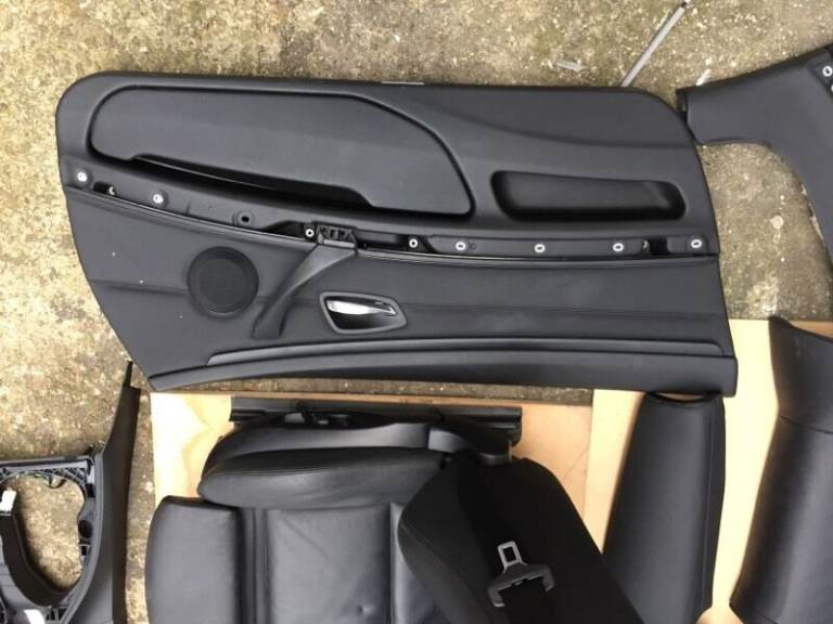 BMW E93 Sports Black Heated Leather Interior Complete