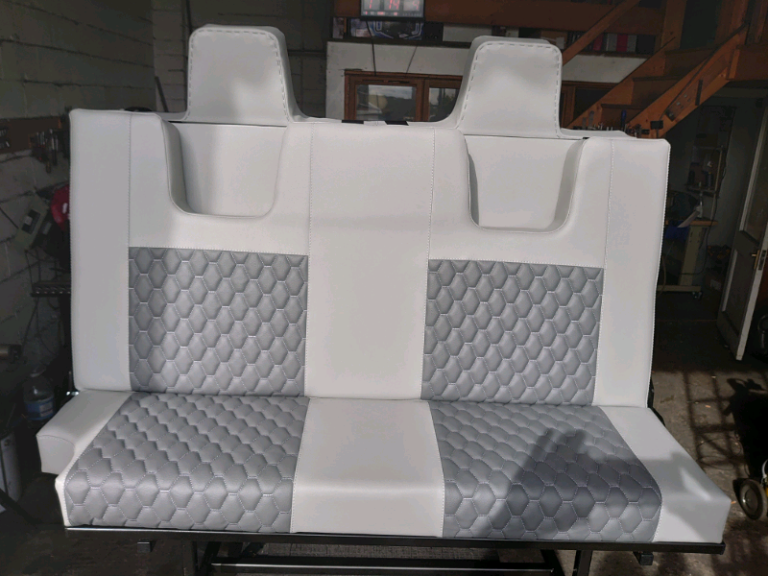 Grey hexogen shape stitched 3/4 or full width RNR bed. fits most vans, Delivery available