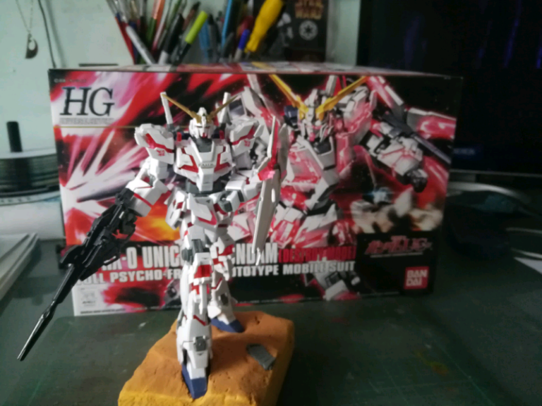 Built Japanese Robot kits 