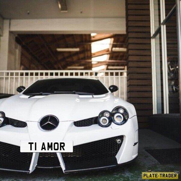 Personalised Cherished Private Number Registration Plate TI AMOR T14 MOR T1 4MOR + more... Dateless
