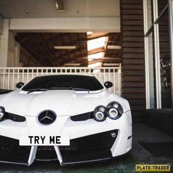 Personalised Cherished Private Number Registration Plate TRY ME T12Y MF T12 YMF + more... Dateless
