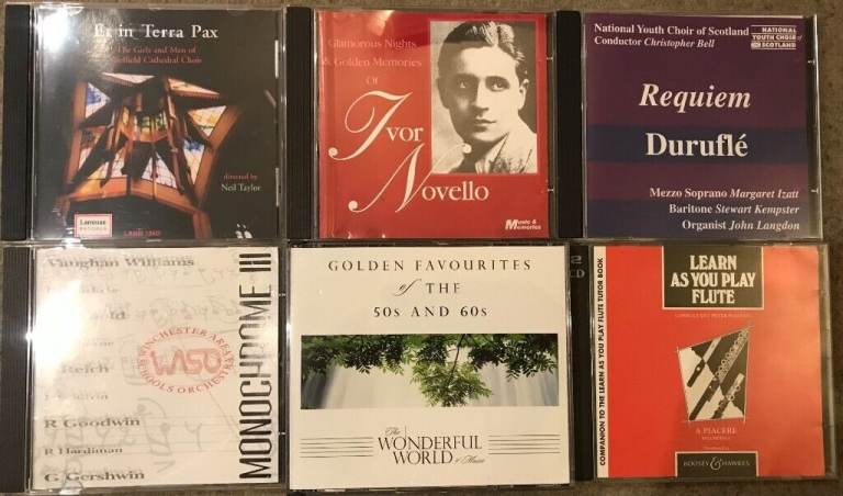 Classical CD's, plus an instructional flute double CD.