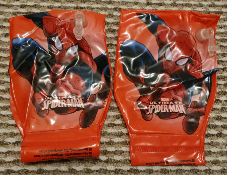 Kid's Spiderman Swimming Arm Bands.