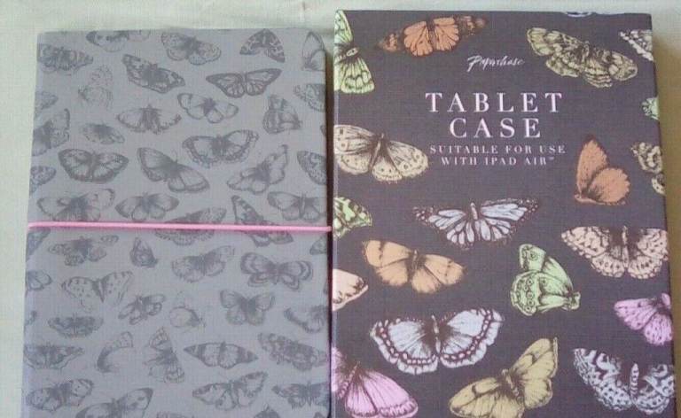 New boxed Paperchase Butterfly iPad Air Tablet Case RRP £25