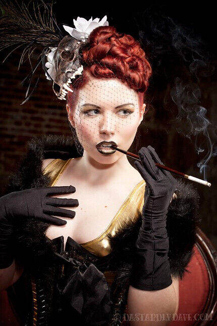 DeathGlam Couture Coyote Fascinator