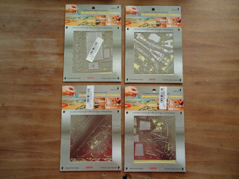 Metallic Nano 3D models suitable for 14+