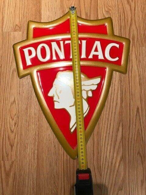 Car Sign - GM Pontiac Metal Sign