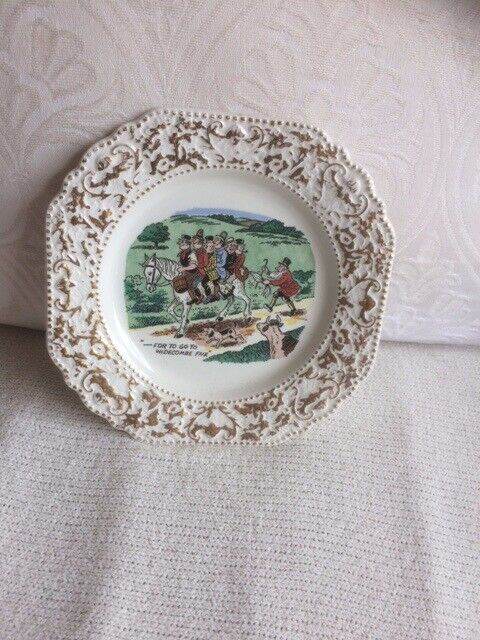  Widecombe  Fair Vintage Plate by Lord Nelson Pottery England 