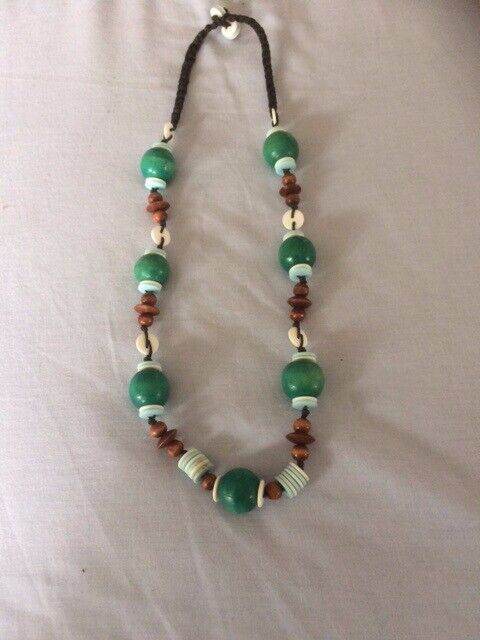 Lovely wooden necklace