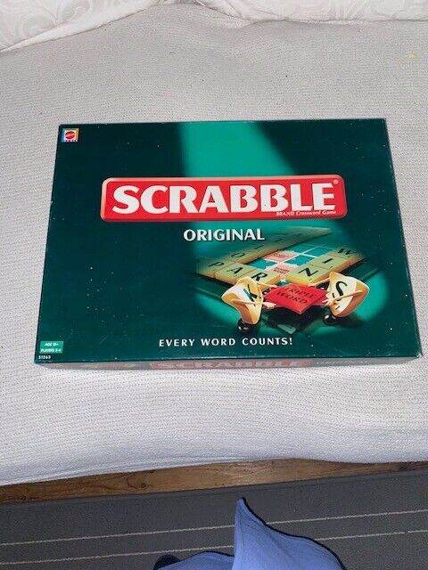 Original Scrabble Family  boxed board Game immaculate condition