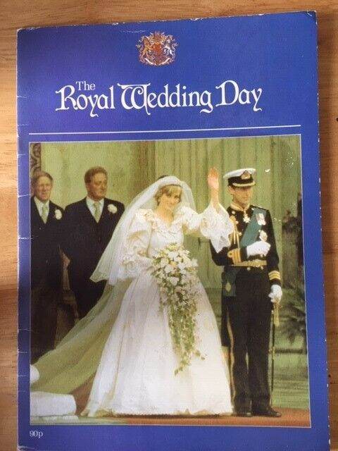 PRINCE CHARLES AND LADY DIANA WEDDING CATALOGUE, ORIGINAL FROM 1981