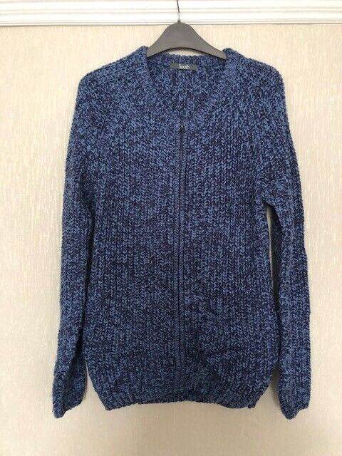 Brand New Ladies Chunky Zip Cardigan Size UK 10
