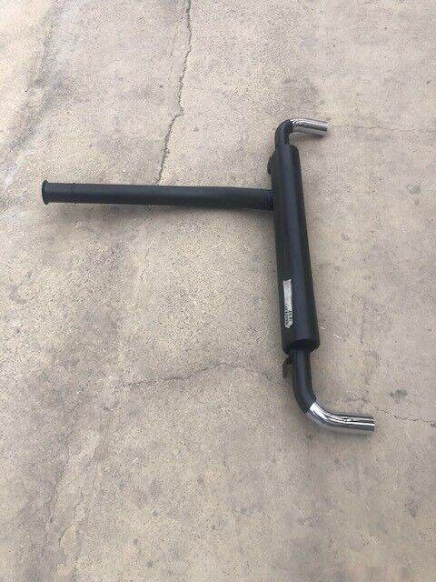 Rear exhaust silencer for Maserati Indy