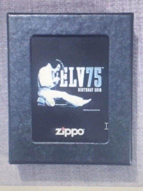 VERY RARE: Elvis 75th Birthday Zippo Lighter NUMBERED **NEW**
