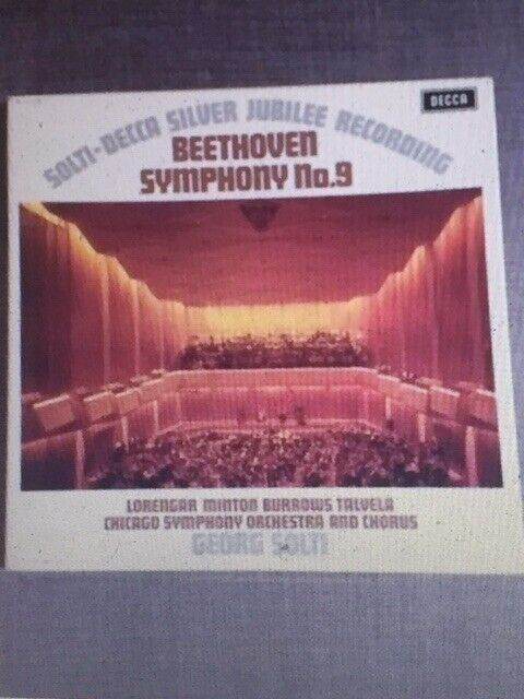 Symphony No. 9 Beethoven Vinyl Box Set **AS NEW**