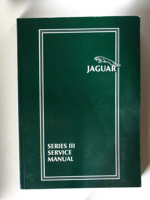 Jaguar original series 3 service manual
