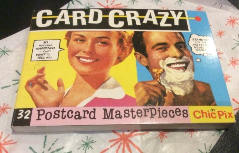 Vintage  “Post Card Masterpieces” by Chic Pix, published in 1988 by Jonathan Cape 