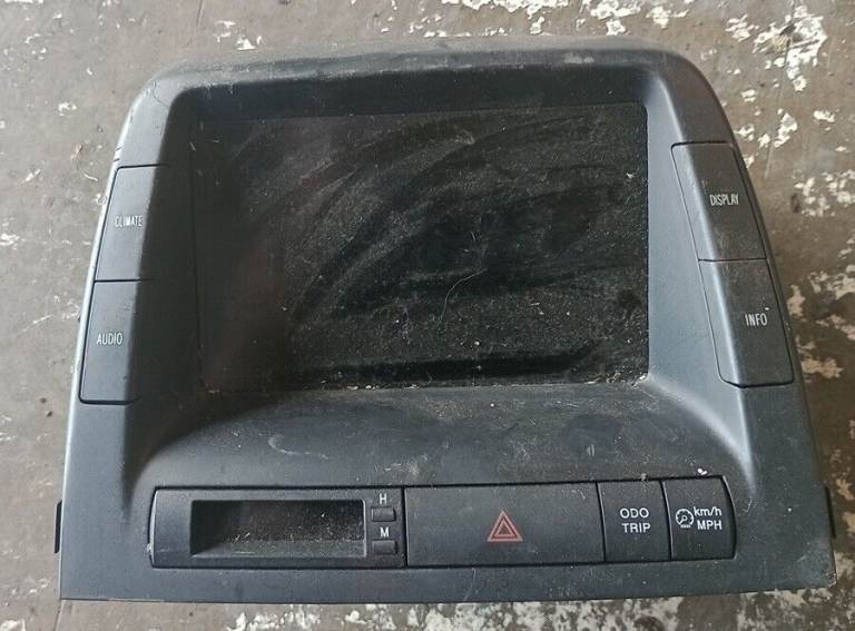 Toyota Prius MK2 Multi Functional Display Screen Unit 86110-4708,1 2007