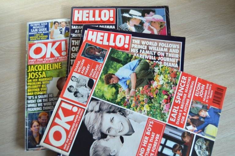 Princess Diana death Hello Magazine Sep + Oct 1997+ OK Sep 1997 Princes Harry Will