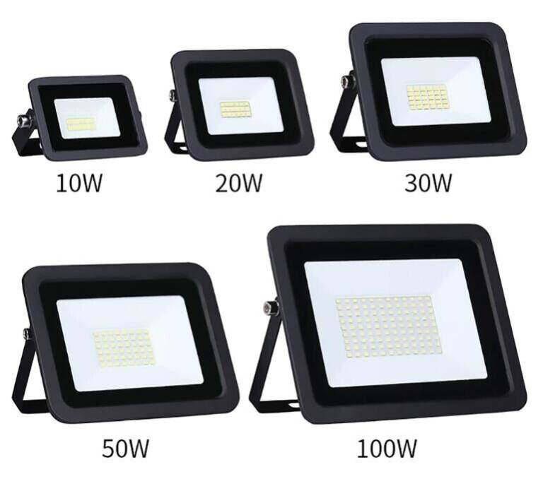 10W 20W 30W 50W 100W 150W LED Floodlight, Bright Cool White Light, With / Without PIR Motion Sensor