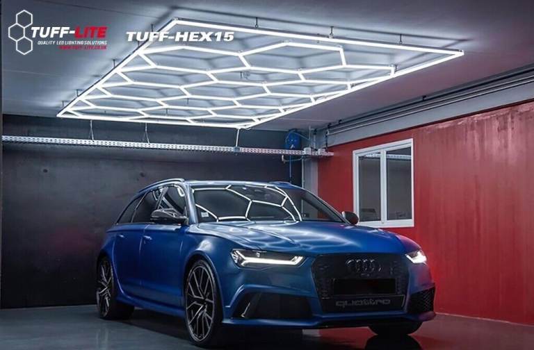 Tuff Lite LED Hex Lighting for Garages Showrooms Gyms Salons