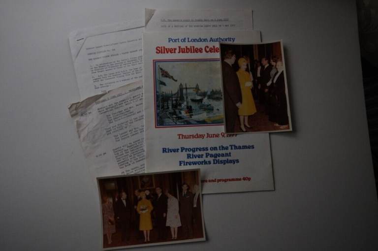 Unique Silver Jubilee River Pageant Memorabilia Queen Elizabeth II GLC County Hall London Visit