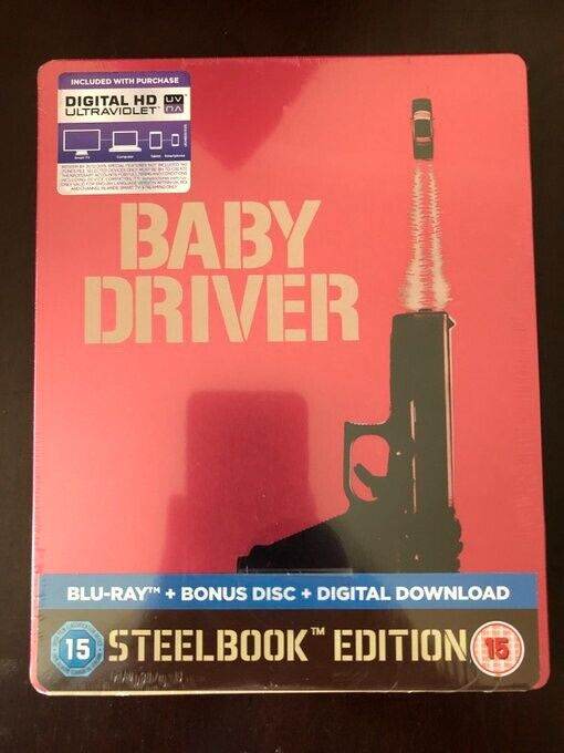 Baby Driver (Steelbook) [Blu-ray] [New/Sealed]