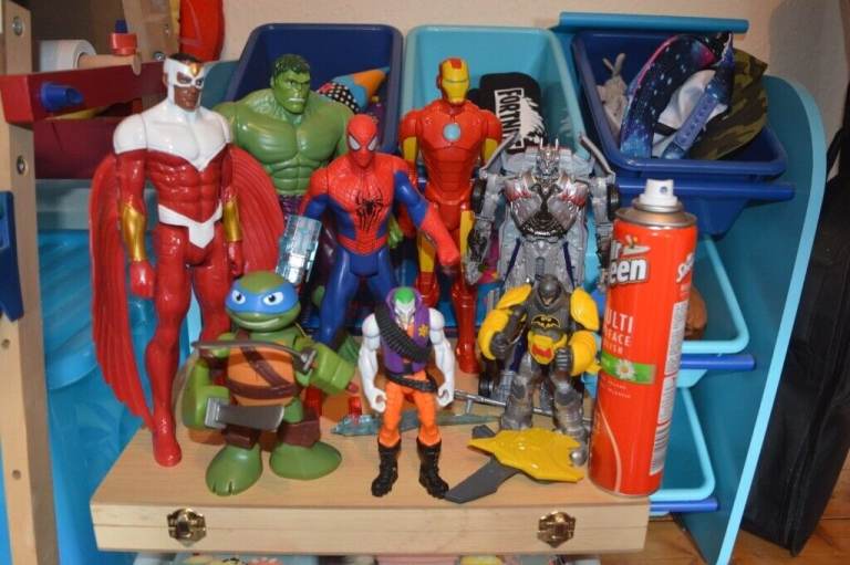 TOYS, Marvel figures, Jake set, TMNT, Train Set, Minion (storage)