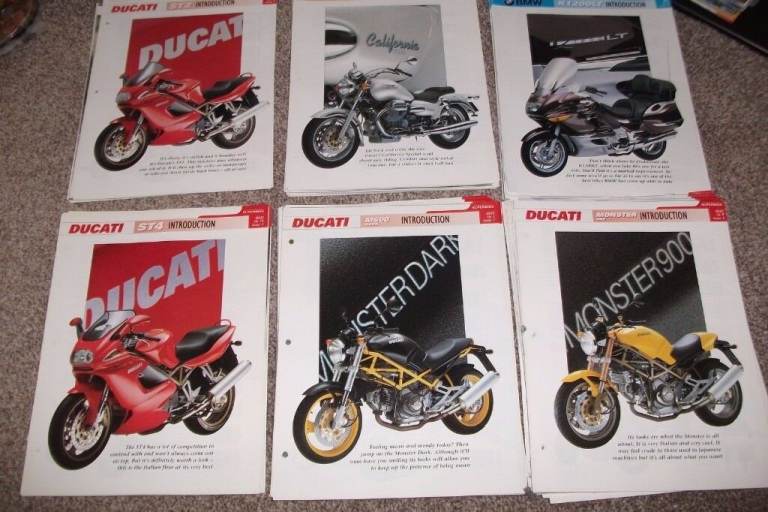 Yamaha Suzuki Honda Kawasaki Motor Bike Superbike FILES JOB LOT 