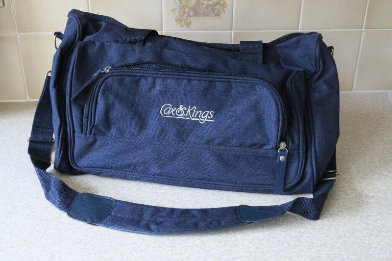 image for 2 Genuine Original Cox & Kings COX&KINGS Tote Carry Cabin Soft Lined Bag Blue
