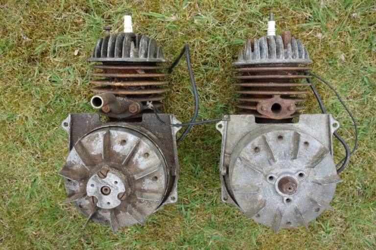 J.A.P. 80cc ENGINES, 2 OFF. BARGAIN AT £40.