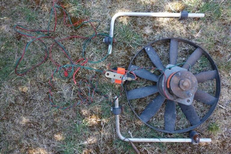 Kenlowe engine cooling fan. 43 years old but never used. Bargain at £40.